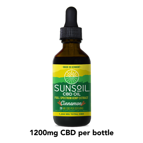 CDB Oil Cinnamon 1200mg